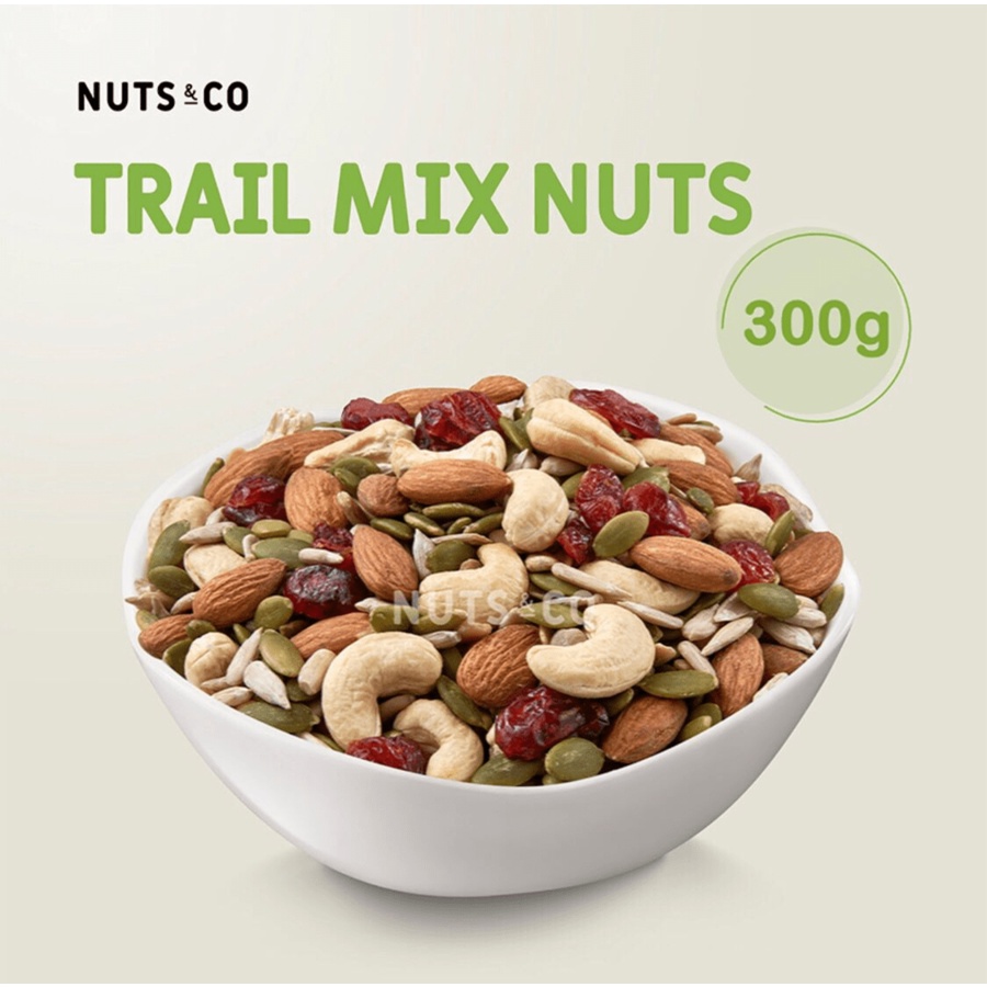 Nuts & Co Trail Mix Nuts 300g/600g Kacang Campuran Trail 混合坚果果干 Ready