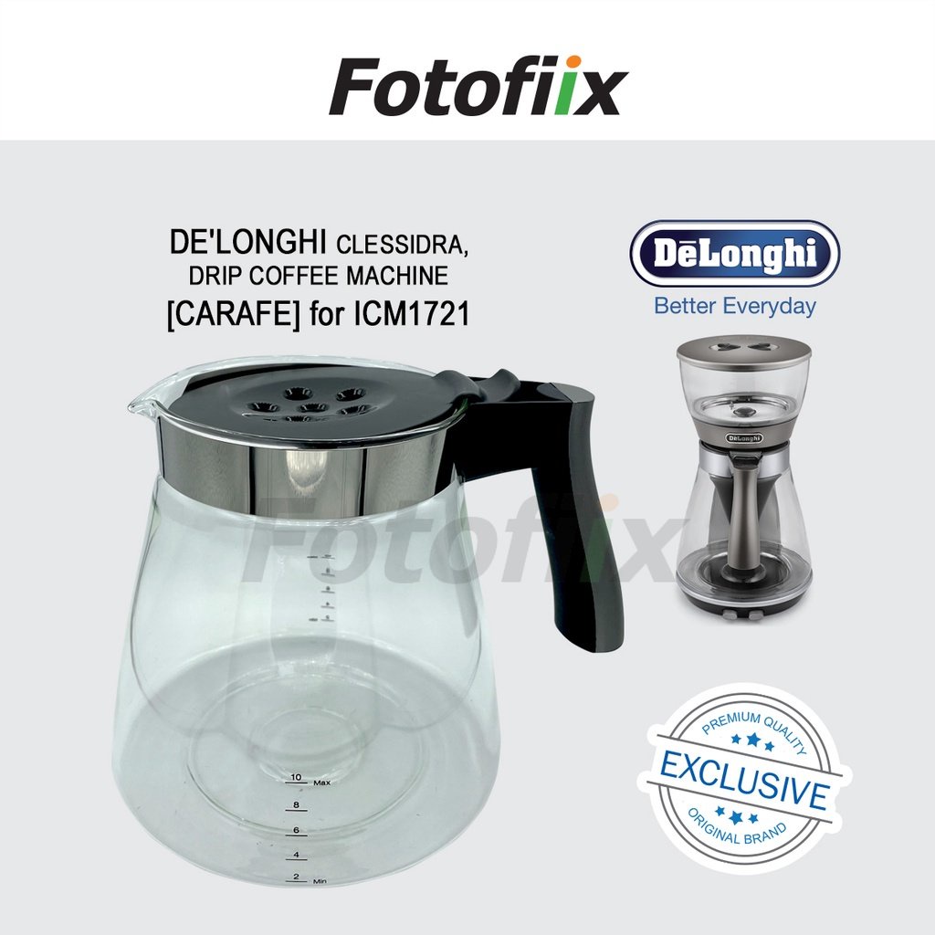 Delonghi [ CARAFE ] for CLESSIDRA drip coffee machine ICM1721 Shopee