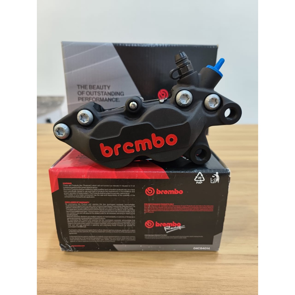 BREMBO P4 100%ORIGINAL LIMITED BLACK (RH) MADE IN ITALY (Ready Stock ...