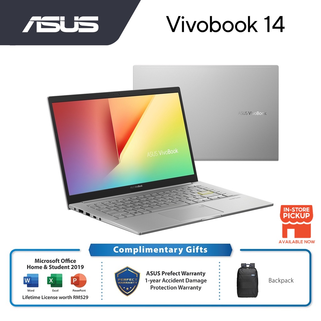 Asus VivoBook 14 K413 (K413E-AEB1446TS) Silver/ I5-1135G7/ 8GB RAM ...