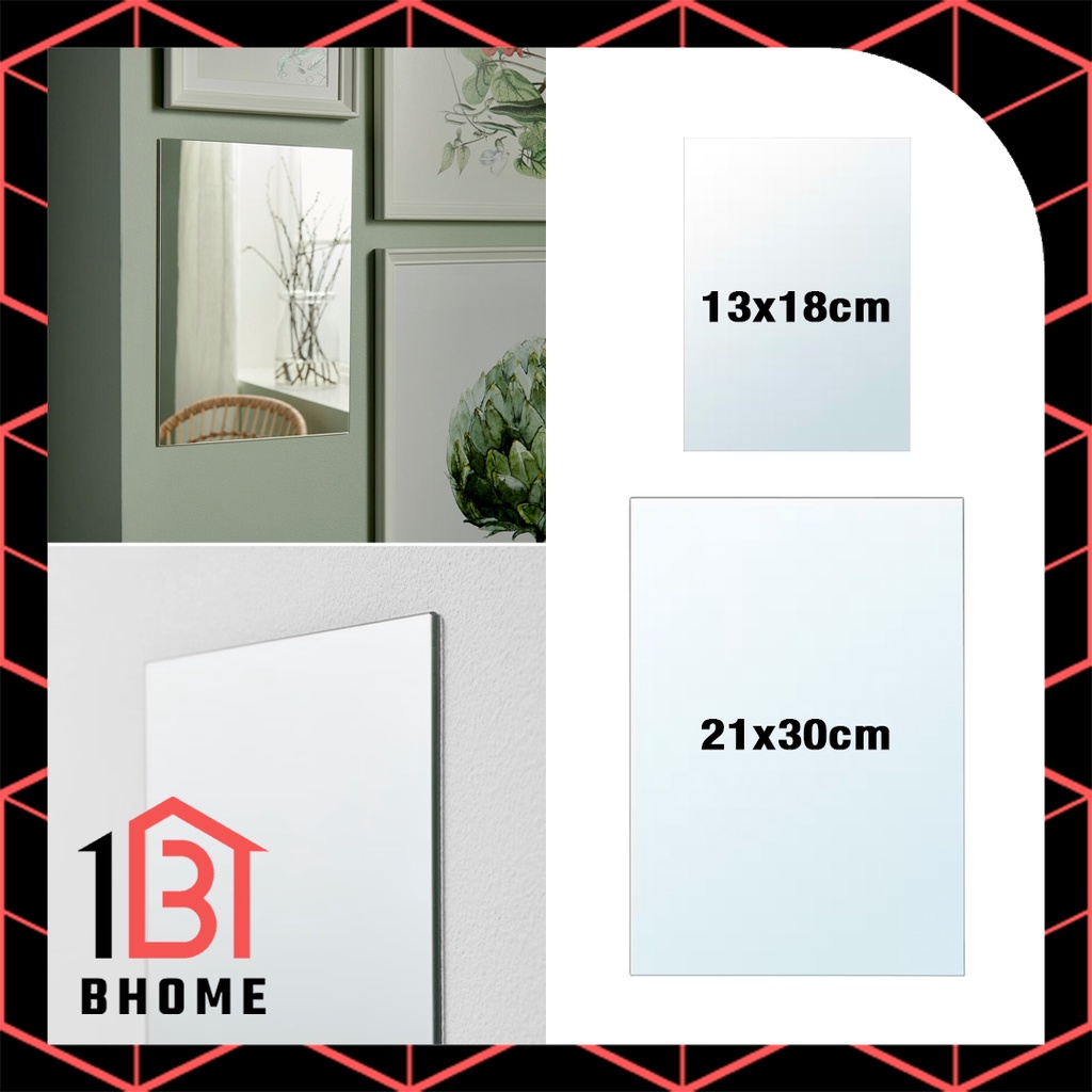 [BY PIECES] IKEA MIRROR LONSAS MIRROR 13x18cm 21x30cm CERMIN SEGI EMPAT ...