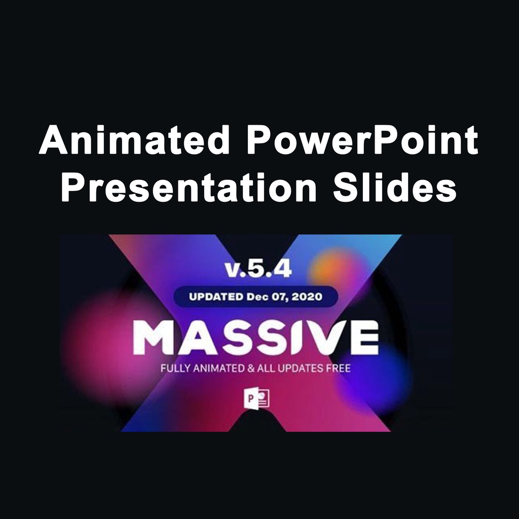 Animated PowerPoint Presentation Slides 🔥 Massive X | Shopee Malaysia
