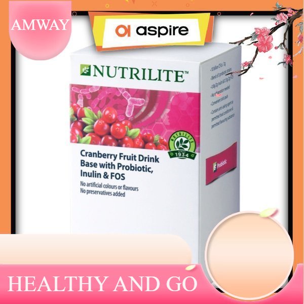 Amway Nutrilite Cranberry Fruit Drink Base With Probiotic, Inulin & FOS