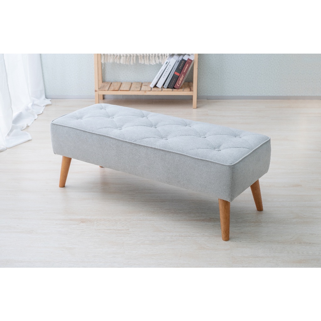 BMH Light Grey Bench Chair Stool Ottoman Bench Stool Chair Bench Sofa