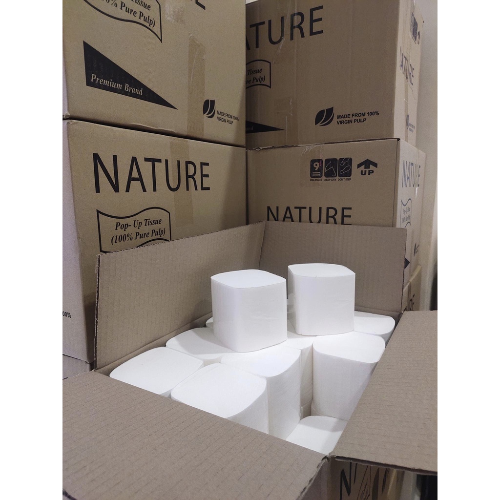 (36 PACKS) 2PLY Premium Pop Up Tissue/Hygiene Tissues Embossed Tissue