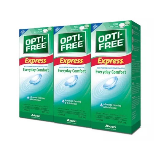 ALCON ] Opti-Free Express 3 x 355ml | Shopee Malaysia