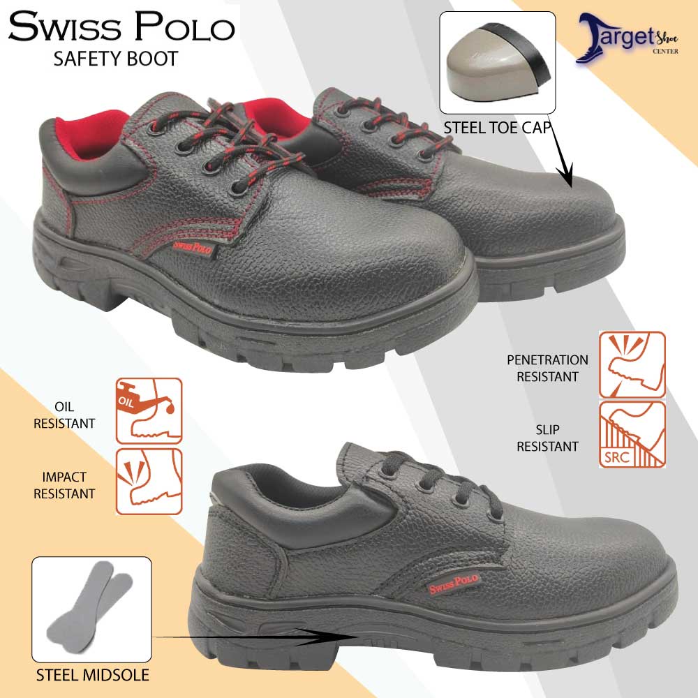 Original Swiss Polo Men Women Safety Boot/Shoe Low Cut Safety Boot ...