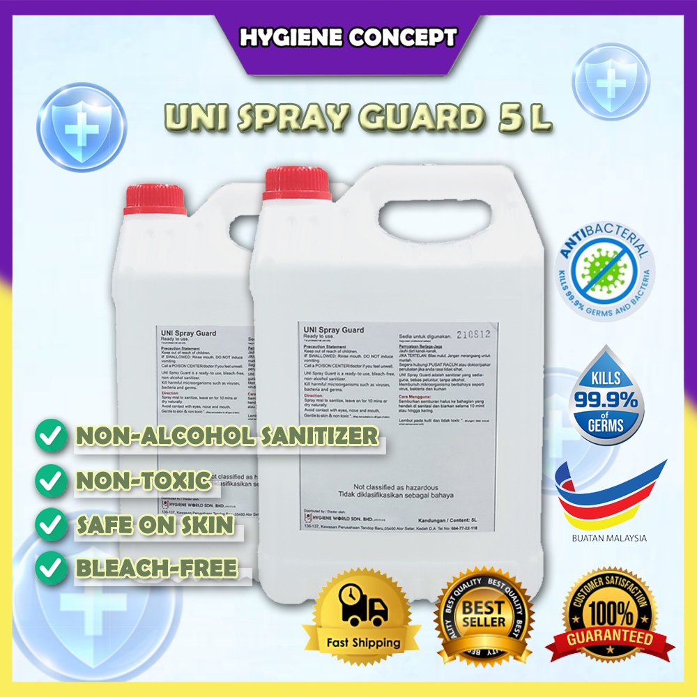 5l Body Spray Sanitizer Uni Spray Guard   Cosmetic Grade   Surface 