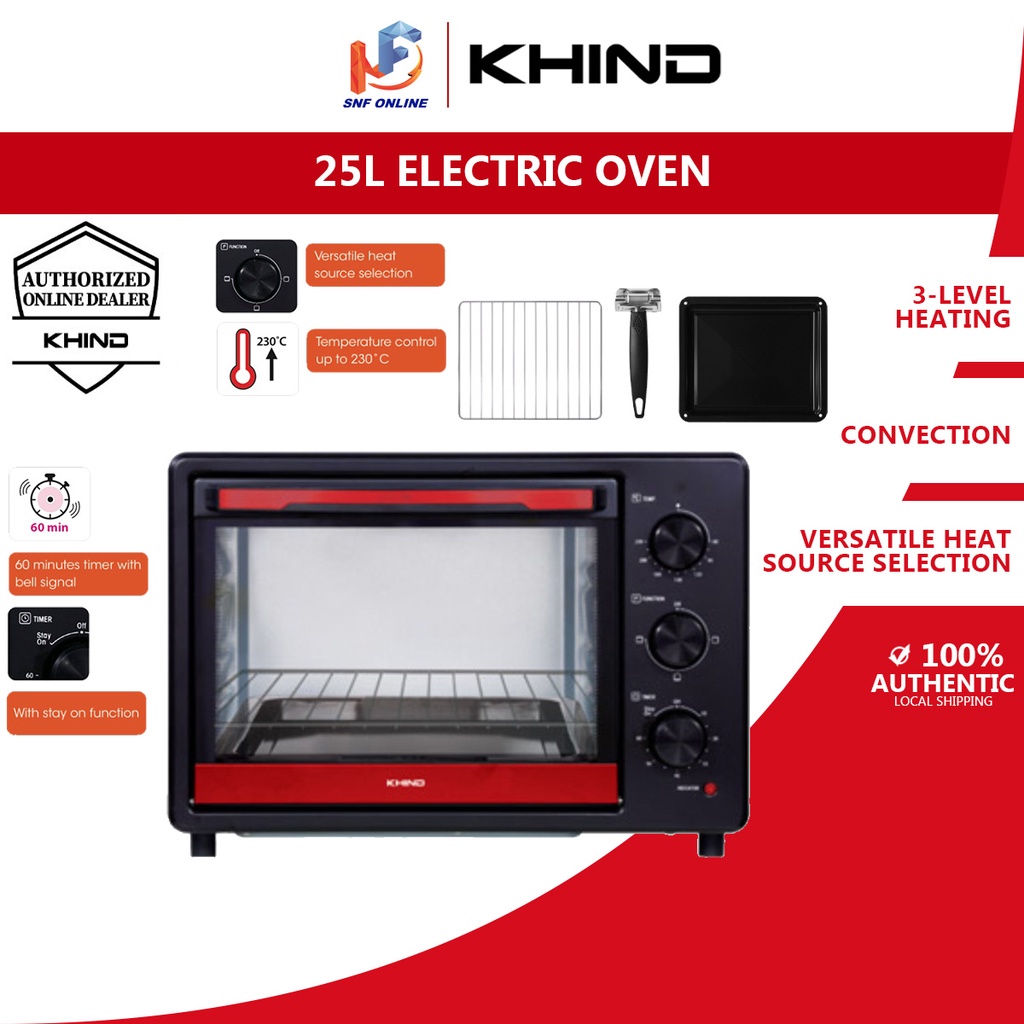 Khind/ Sharp Electric Oven (25 L) OT25B