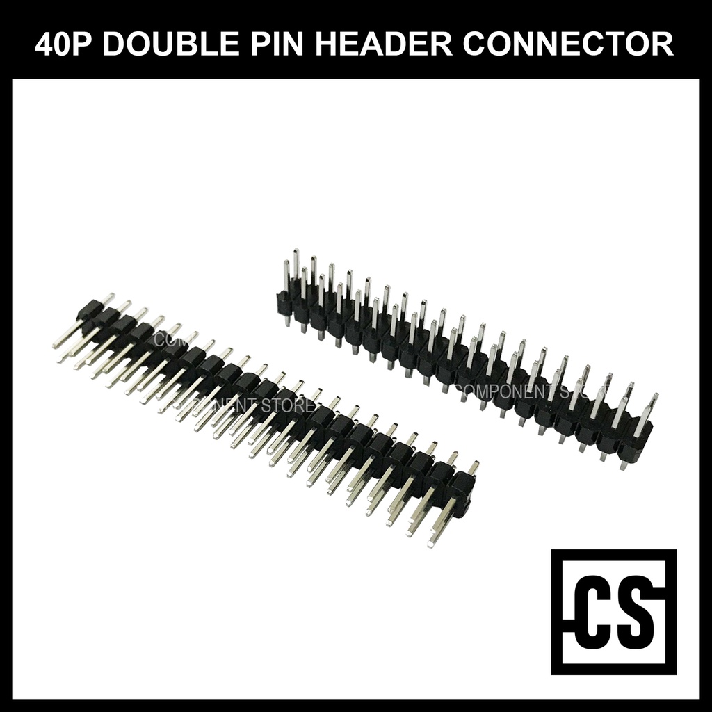 2.54mm 2 x 40 Pin header Double Row Male PCB Board Pin Header Connector