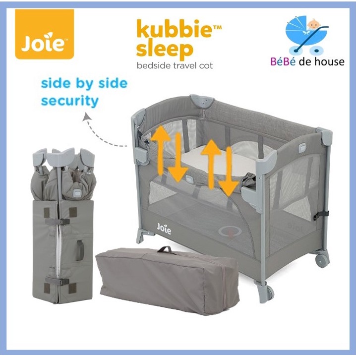 Joie Kubbie Sleep Playpen Travel Cot Beside Crib Katil Bayi | Shopee ...