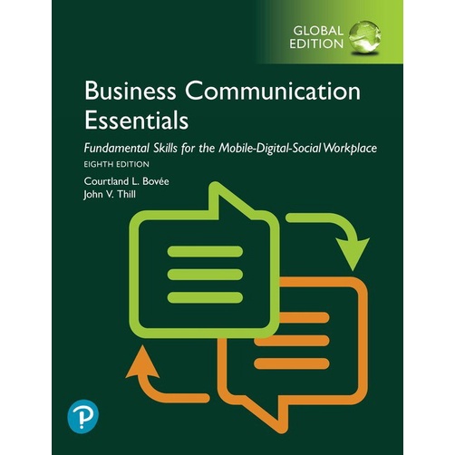 Business Communication Essentials, 8th edition, 9781292330099