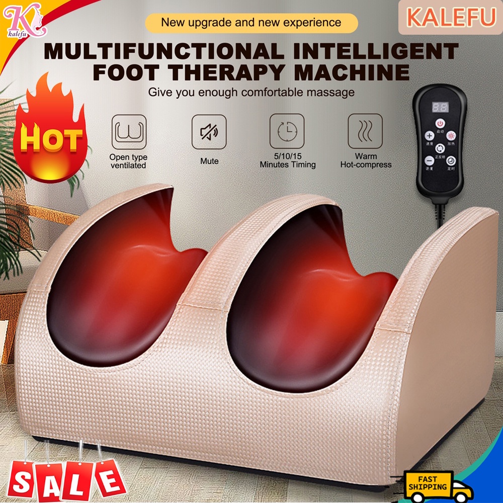 FAST SHIP🚀Foot Massager Electric Heating Massage Machine Kneading Relief Thai Leg Pain Relax Remote Control Mom Dad Gift