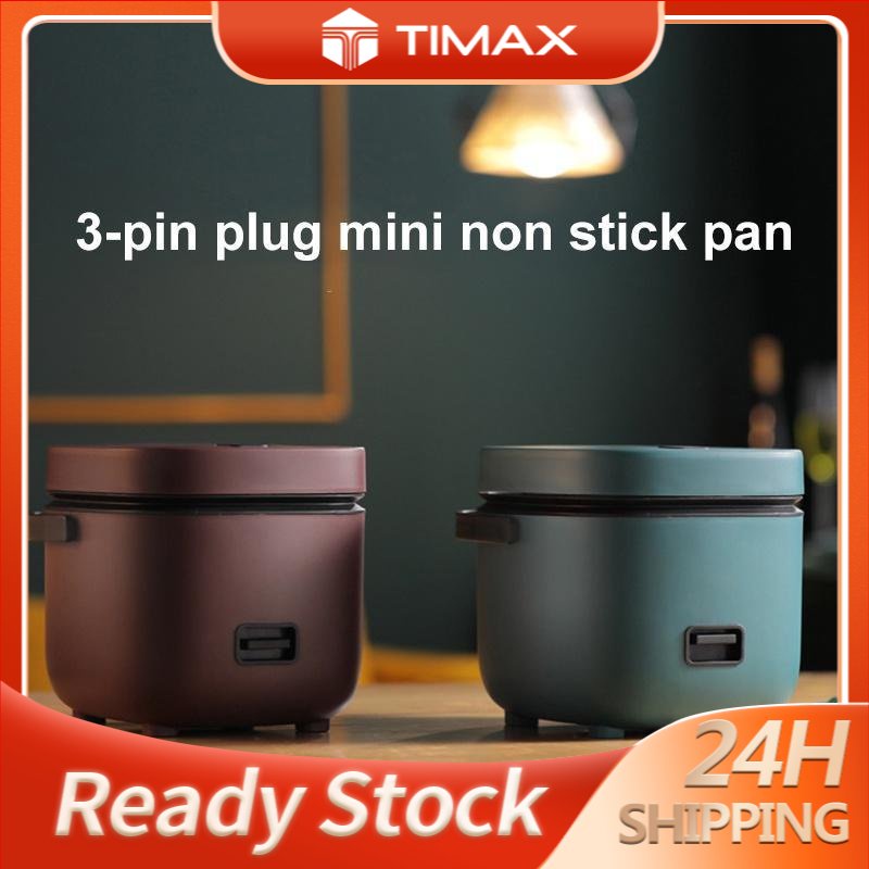 [3 Pin Plug] 1.2L Mini Rice Cooker Periuk Nasi Elektrik Kecil Cooking Pot Electric Rice Cooker Non Stick Multi Cooker电饭锅