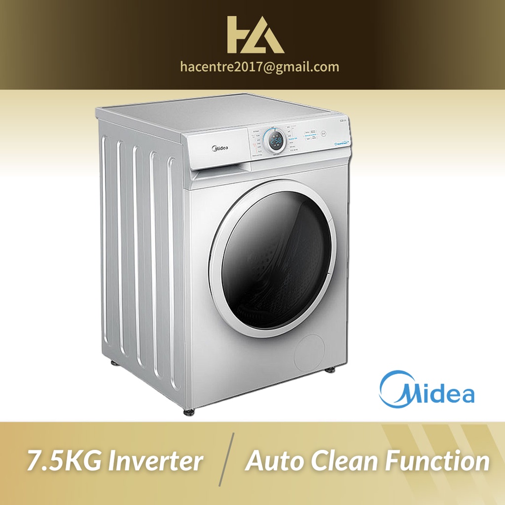 Midea 7.5KG Inverter Motor Front Load Washer MF100W75 Shopee Malaysia