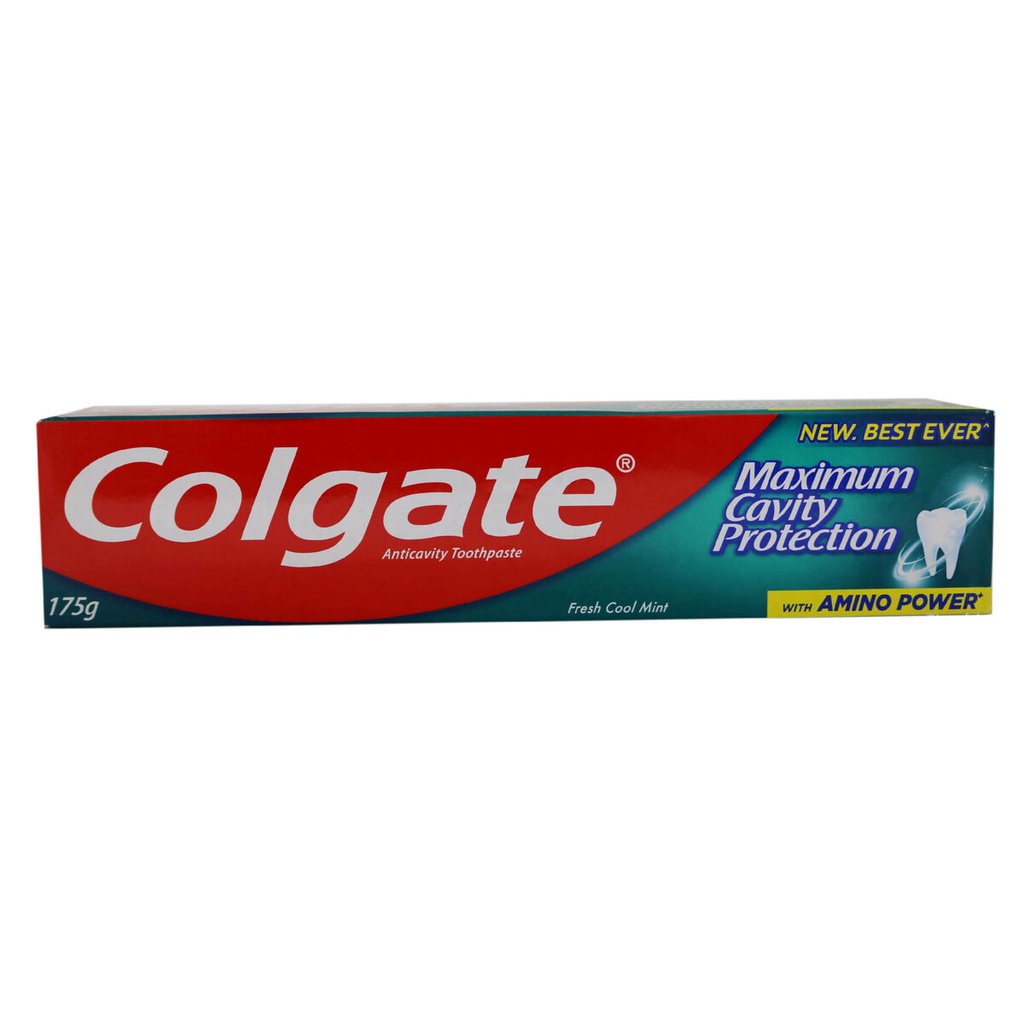 Colgate Maximum Cavity Protection Toothpaste-Fresh Cool Mint (175g ...