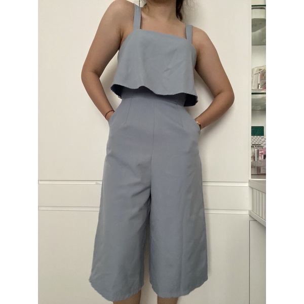 Blue jumpsuit