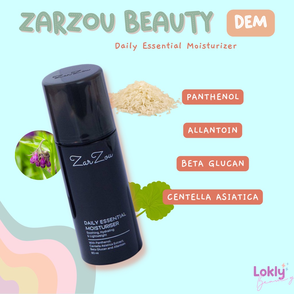 [DEM] ZARZOU BEAUTY DAILY ESSENTIAL MOISTURIZER 80ml DEM Shopee Malaysia