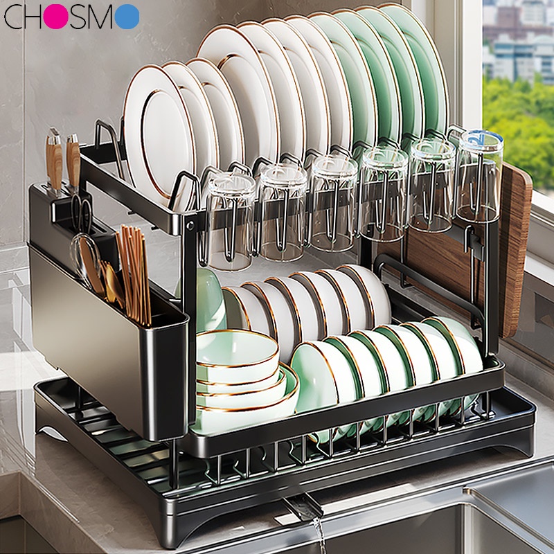 Rak Dapur Dish Rack Dish Drainer Rack Rak Pinggan Kitchen Storage Rack ...