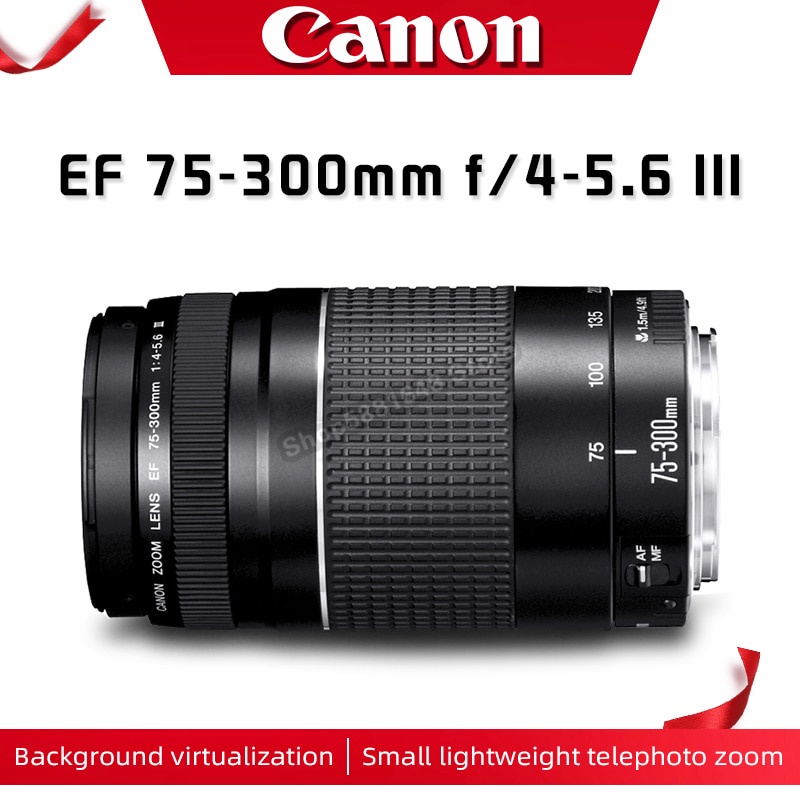 Canon Ef 75 300mm F 4 5 6 Iii Prices And Promotions Feb 23 Shopee Malaysia
