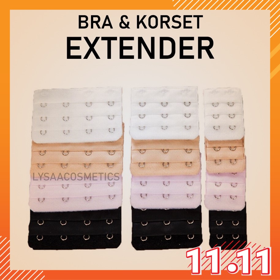 Bra Extender 1/2/3/4/5/6/7/8/9/10/11/12/13/14/15 Hooks Girdle Extension Cangkuk Hook Extensions Corset Strap Bras Korset