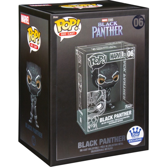 Funko Pop Marvel! Black Panther (2018) Black Panther Diecast Metal