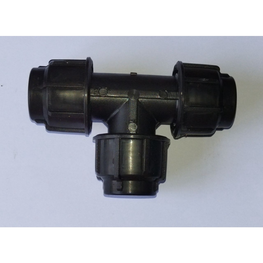 POLY PIPE TEE SOCKET 20 MM / 25 MM / 32 MM ( SOKET TEE PAIP POLI