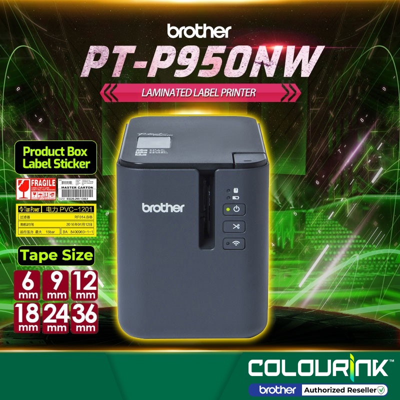 Brother PTouch PTP700 Desktop PC MAC Connectable Label Maker QR