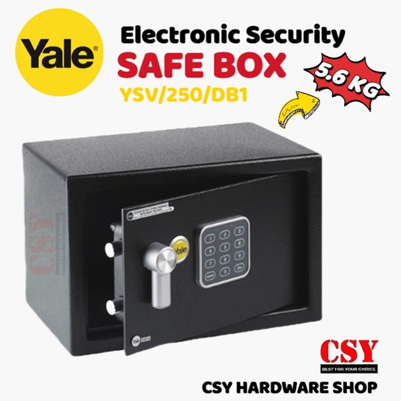 Yale YSV/250/DB1 Home Electronic Safe Box (Medium) Shopee Malaysia