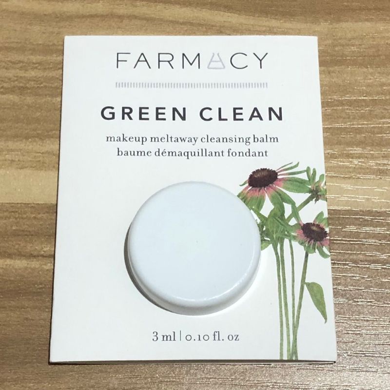 Authentic Farmacy green clean makeup cleansing balm sample 3ML Shopee Malaysia