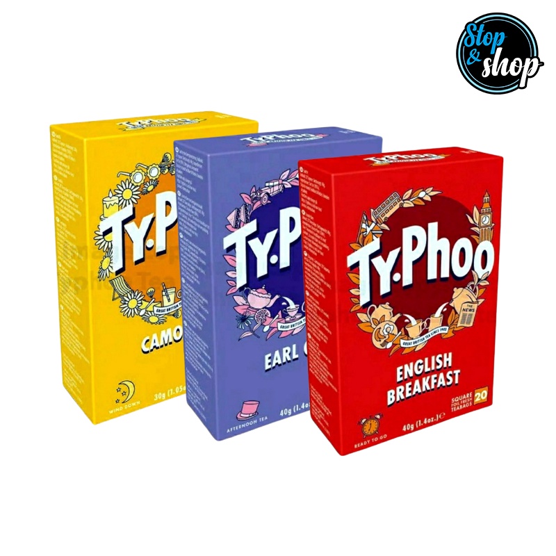 TYPHOO Teabags Assorted Flavors Earl Grey / English Breakfast