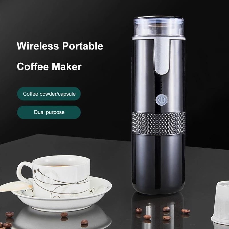 Portable Wireless Coffee Machine 160ML electric coffee maker Concentrated Capsule Household Fully Automatic Small Rechargeable Handheld