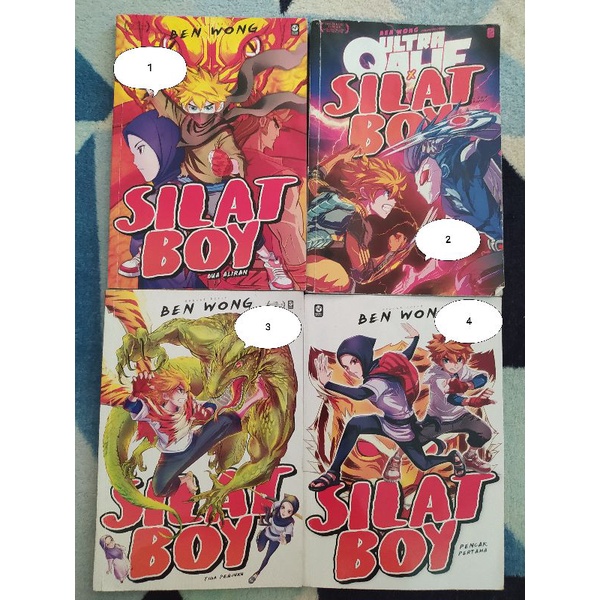 Preloved Comics Silat Boy, Dinosaur And Chuck Chicken | Shopee Malaysia