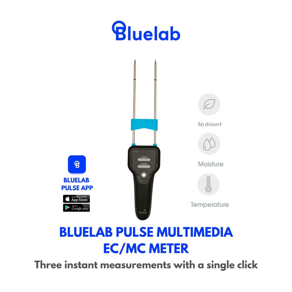 Bluelab Pulse Multimedia EC/MC Meter ( Nutrients, Moisture