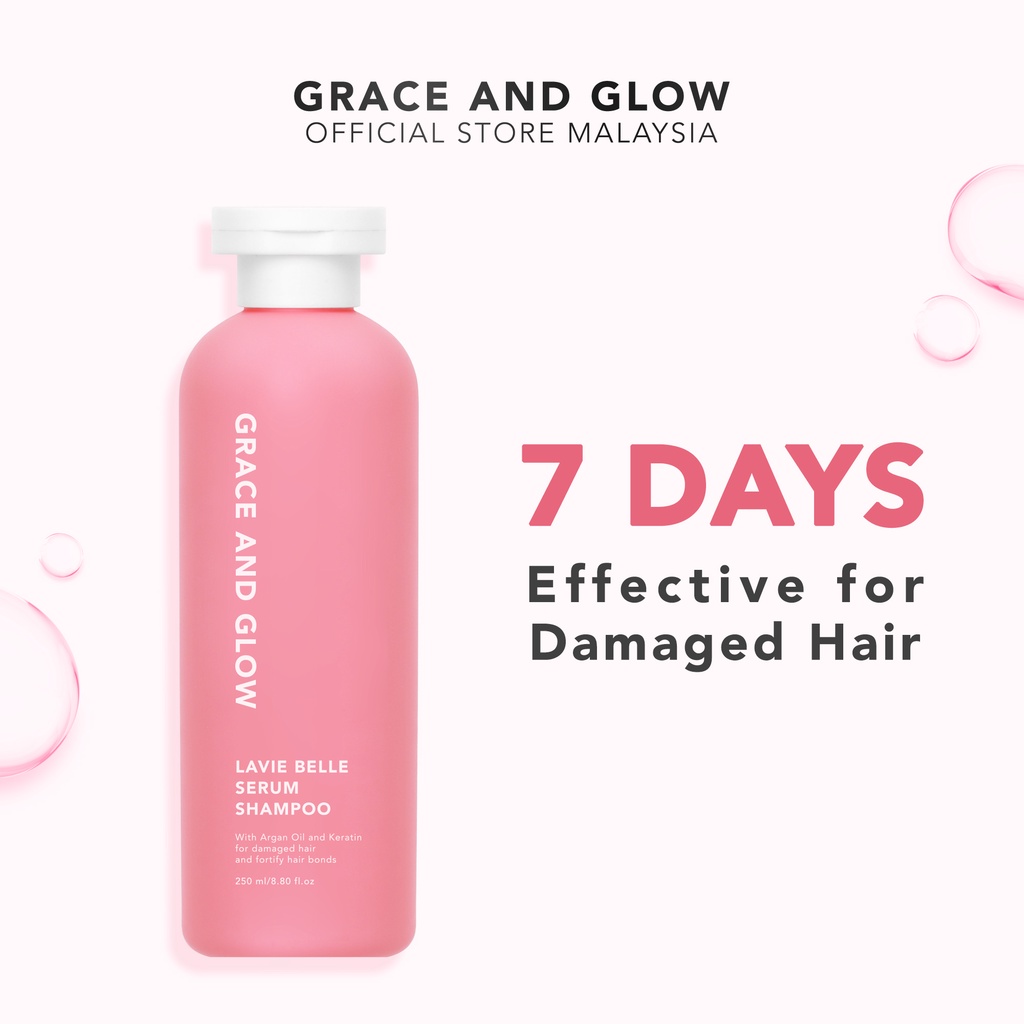 Grace & Glow Lavie Belle Serum Shampoo For Damaged Hair and Fortify