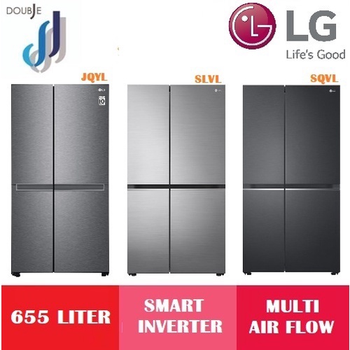 LG 655L Side-By-Side Refrigerator GC-B257JQYL / B257SLVL/ B257SQVL