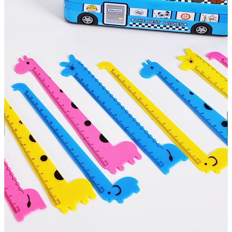 15cm Student Cute Ruler Stationary Pembaris Stationery School Office