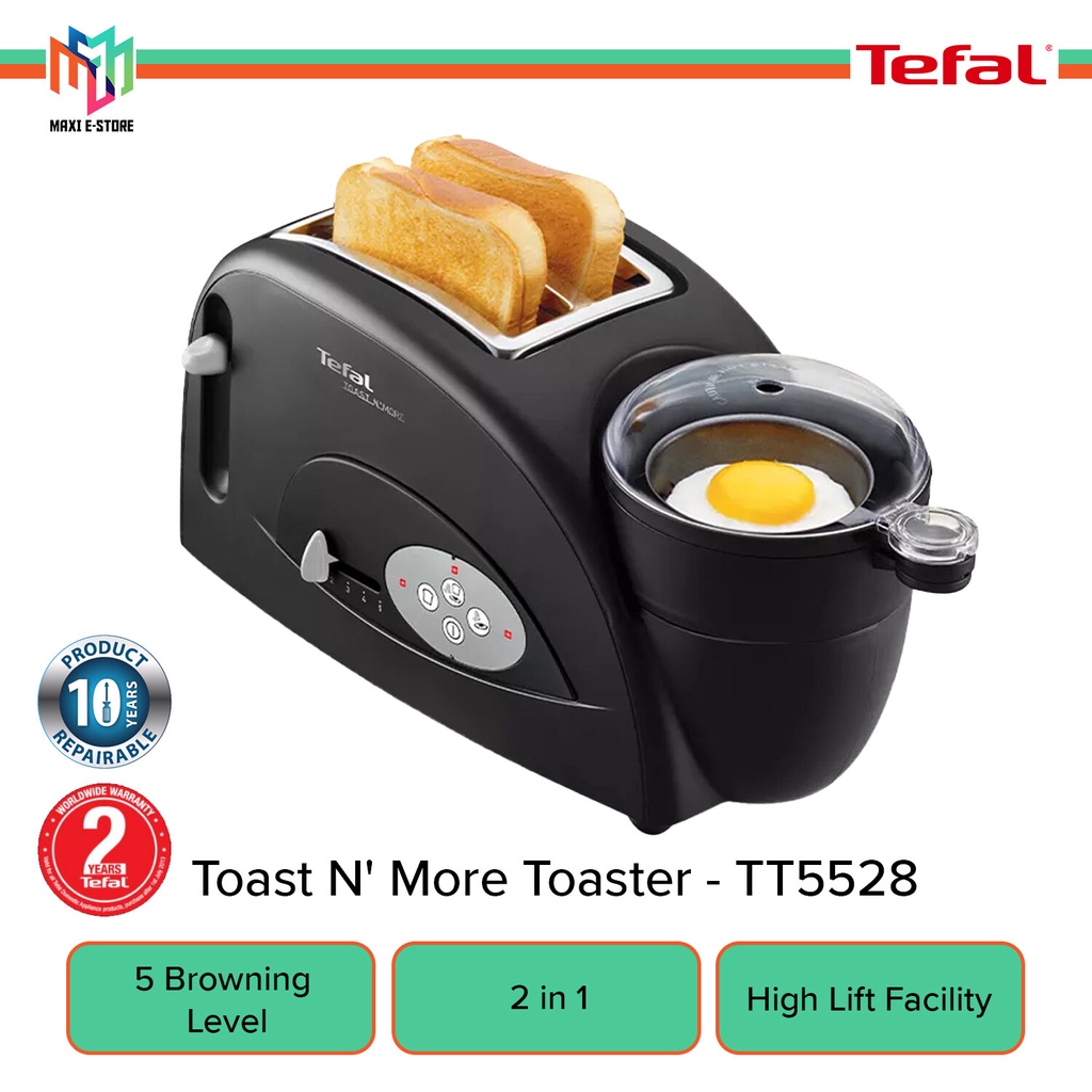 Tefal TT5528 Toast N' More Toaster (Toaster/ Pembakar Roti)