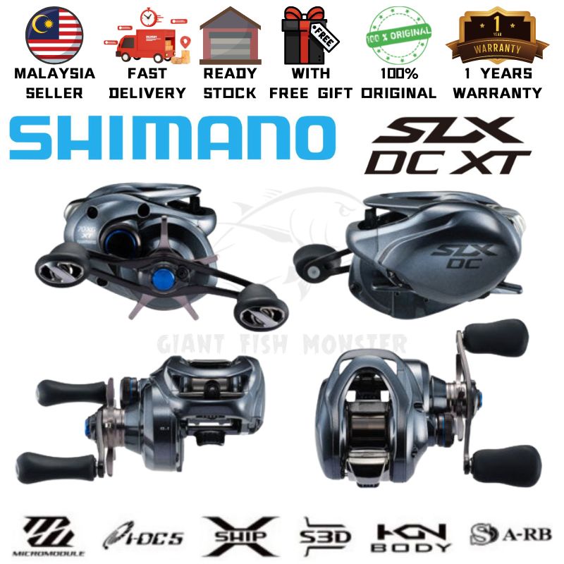 🆕 2022 100% ORIGINAL SHIMANO FISHING REEL SLX DC XT 70 / 71 BAITCASTING  REEL WITH 1 YEAR LOCAL WARRANTY & 🎁 FREE GIFT 🎁