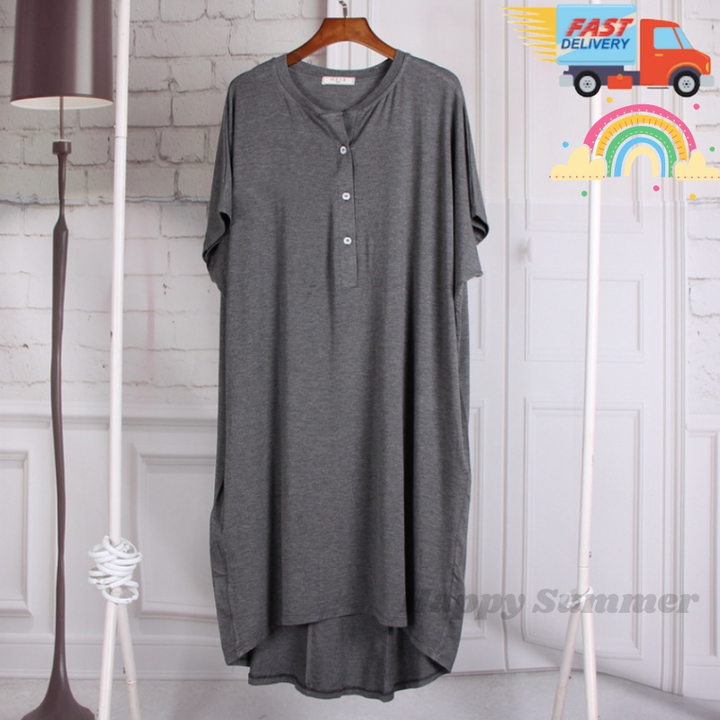 Maternity Dress Nursing Dress Confinement PJ Pajamas Soft Cooling Material