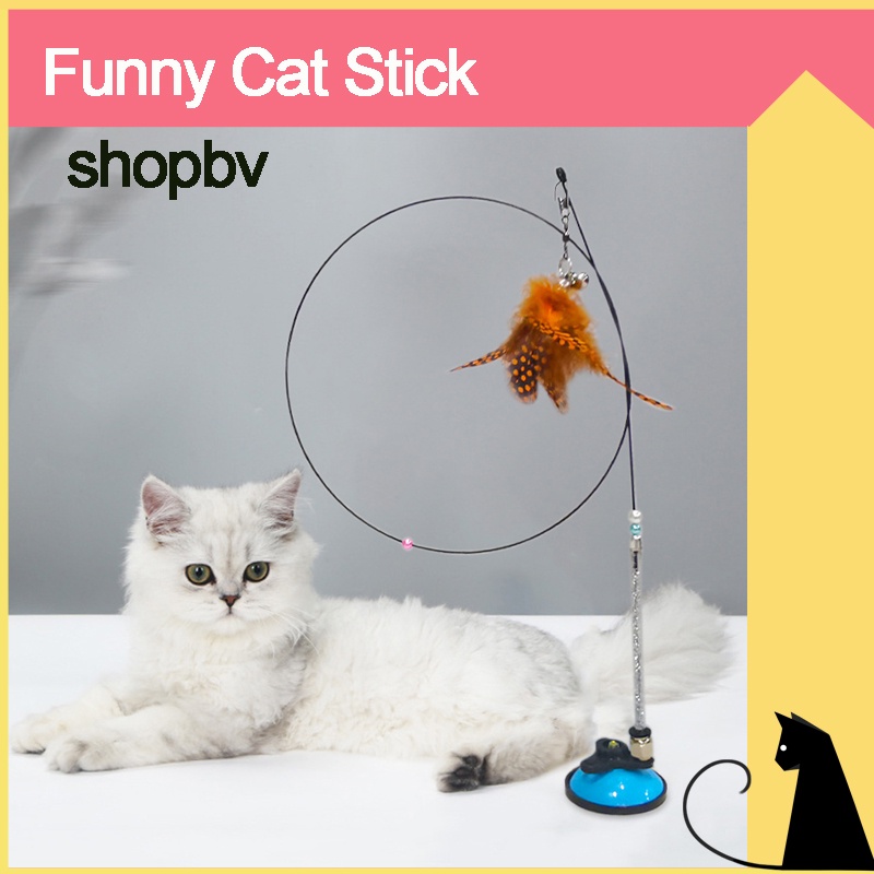 Cat Toy Teasing Stick Set Since Hello Relieving Boredom Artifact Simulation Mouse Tumbler Bell