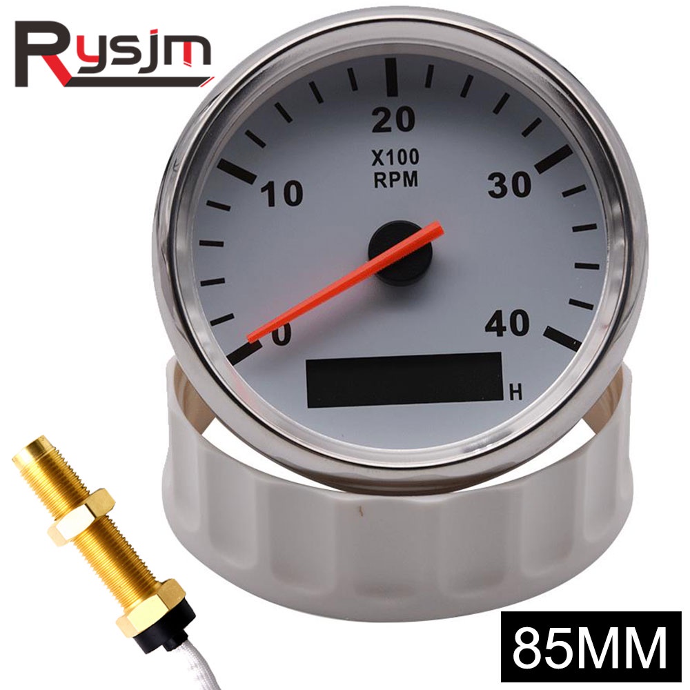 HD 85mm Tachometer Sensor Car Boat Tacho Marine Tacho Meter with LCD ...