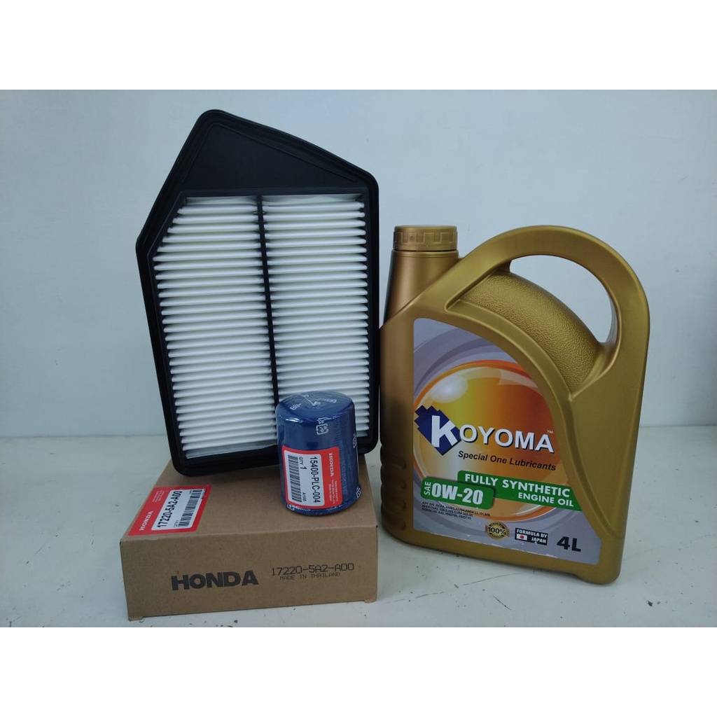 HONDA ACCORD T2A 2.4 AIR FILTER + OIL FILTER + KOYOMA 0W20 FULLY