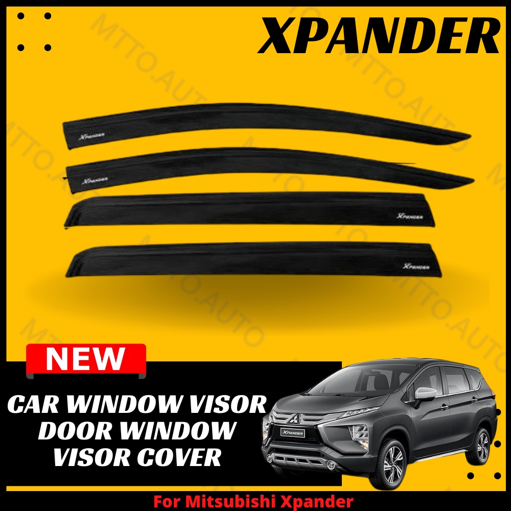 MTTO Mitsubishi Xpander Exterior Car Window Visor Door Window Visor Cover Accessories Shopee