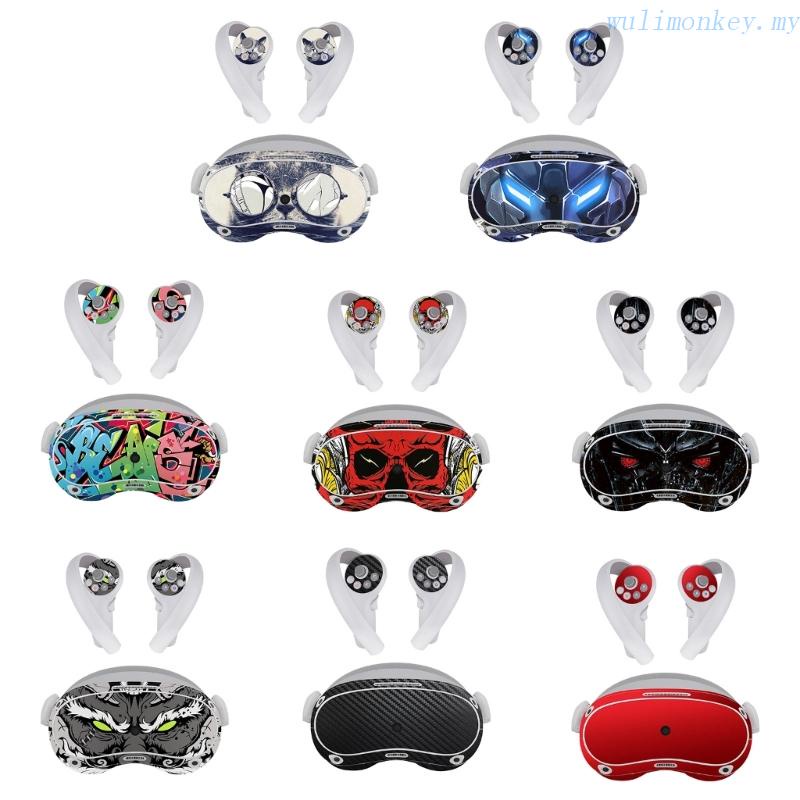 Wu Sticker Set Waterproof Pvc Stickers Decal Skin Decoration For Pico 4 Vr Headset Stain 2018