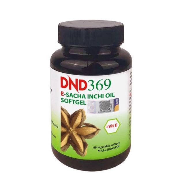DND 369 ESACHA INCHI OIL + VITAMIN E (500 MG SoftGel) by Dr Noordin