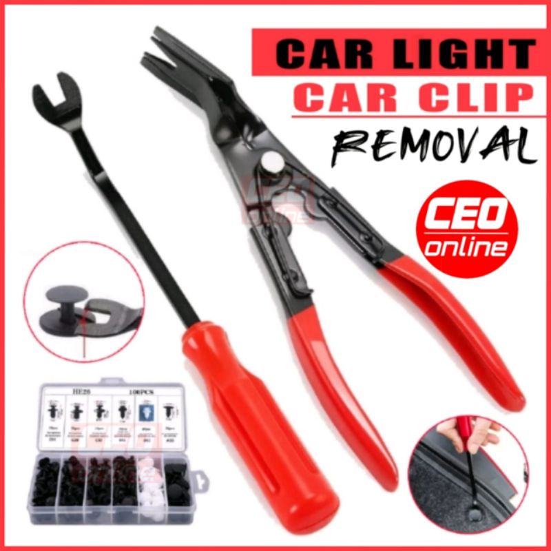 CEO Car Headlight Repair Installation Tool Trim Clip Removal Pliers Van Door Panel Fascia Dash Upholstery Remover