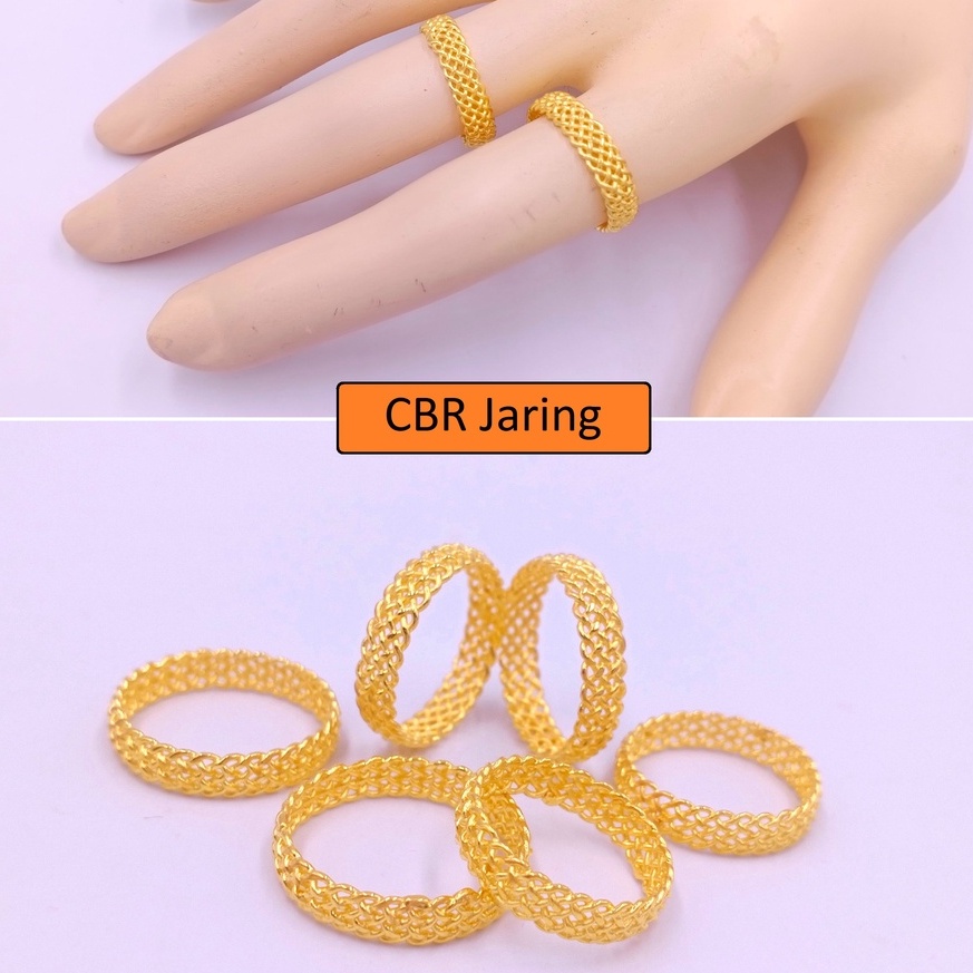 CINCIN BELAH ROTAN BERDESIGN Emas 916 Original Cincin Emas Cincin Padu Cincin Bajet Emas 916 Bajet Emas 916 Murah