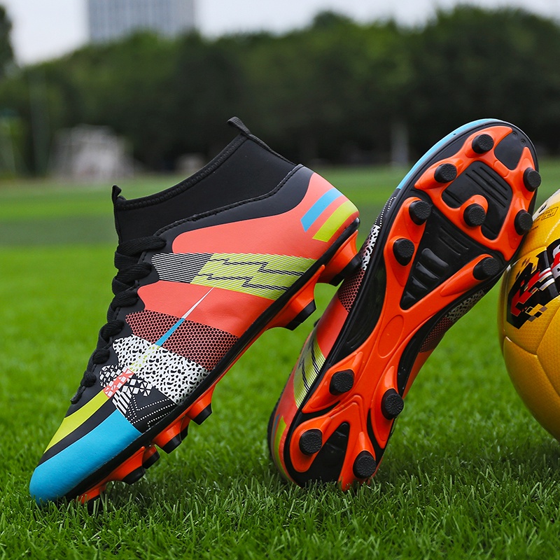 Adult Professional FG/TF Soccer Shoes NonSlip Long Spike Football