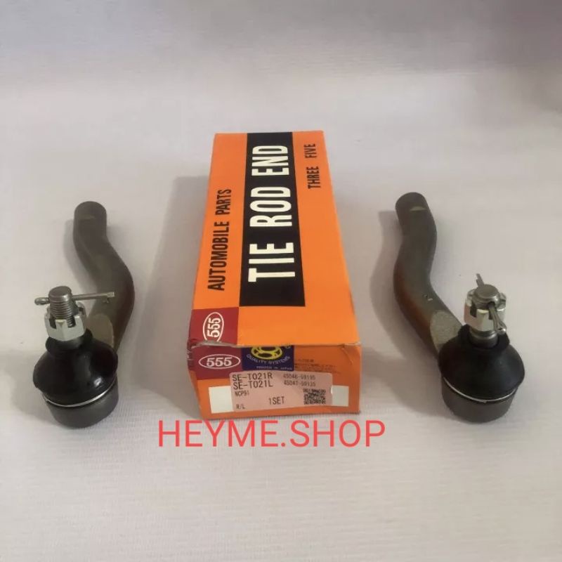 TOYOTA VIOS NCP93 TIE ROD END SET(JAPAN 555)SET021 1SET(2PCS) Shopee